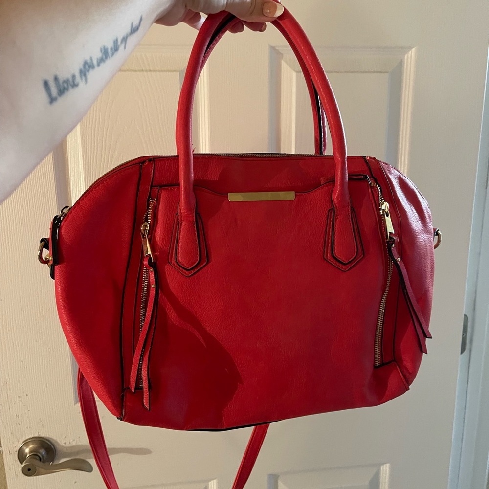 Red/orange handbag